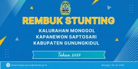 REMBUK STUNTING KALURAHAN MONGGOL TAHUN 2027